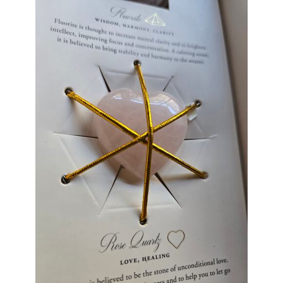 Luna Norte Crystal Set In Gift Box, Fluorite, Pink Quartz & Quartz, Gift Set - Picture 3 of 8